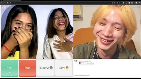 Rizz Moment on Ometv Part #1 - គ្រាន់តែប្តូរកាមេរ៉ាពេលកំពុងលេង OmeTv ...