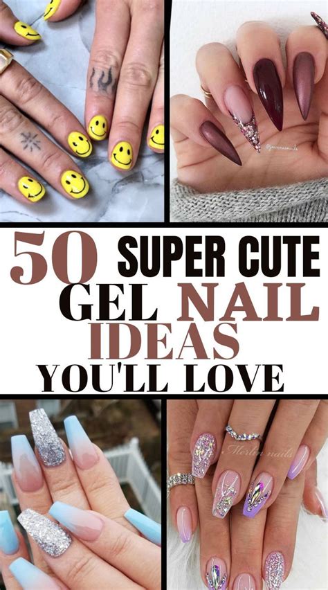 50 Cute Gel Nail Designs | Gel Nails- Cute Gel Nail Designs | Gel nails ...