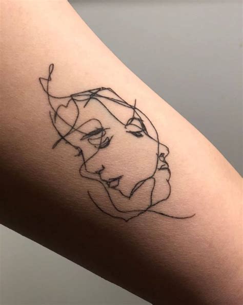 Line Art Tattoo - 2 months healed