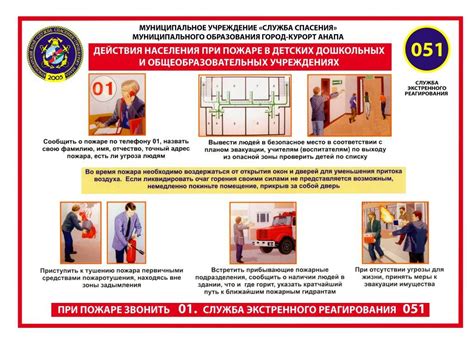 Правила поведения при пожаре и взрыве
