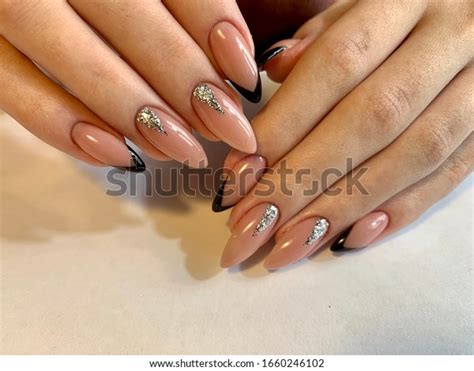 6,665 Black French Manicure Images, Stock Photos & Vectors | Shutterstock