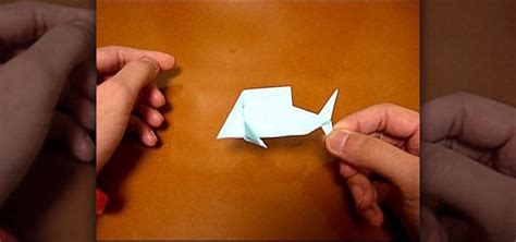 How to Origami a fish with one square of paper « Origami :: WonderHowTo