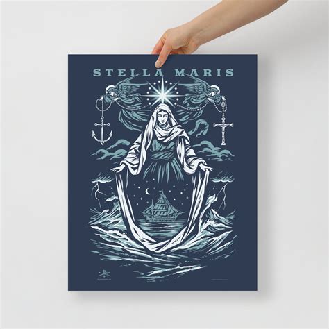Stella Maris Our Lady of the Sea Poster - Etsy UK
