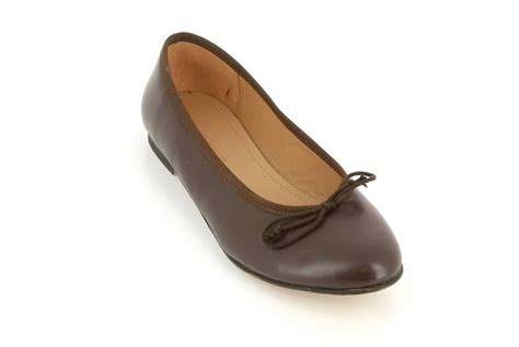 Royal Ballerinas Bruine leren ballerina's | bol.com