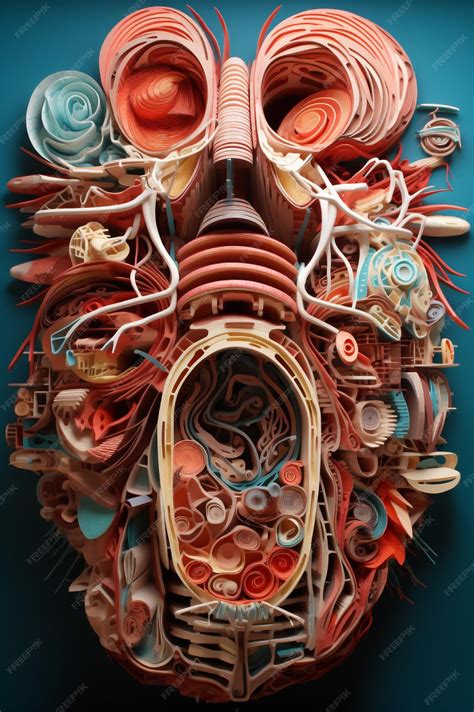 Premium Photo | 3D model concept of digestive system