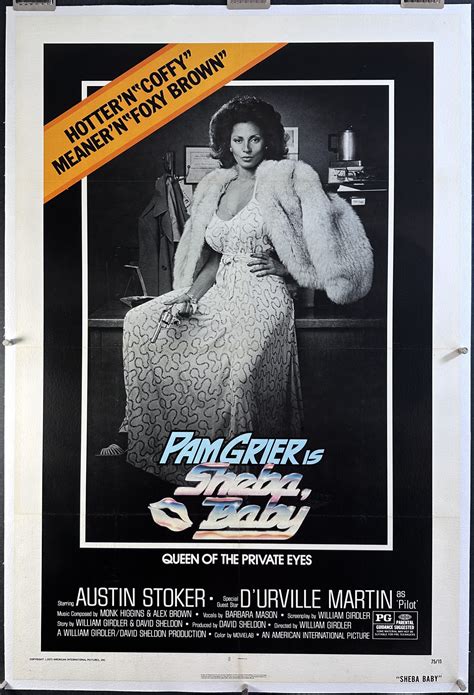 Original Pam Grier Blaxploitation Vintage Movie Poster - Original