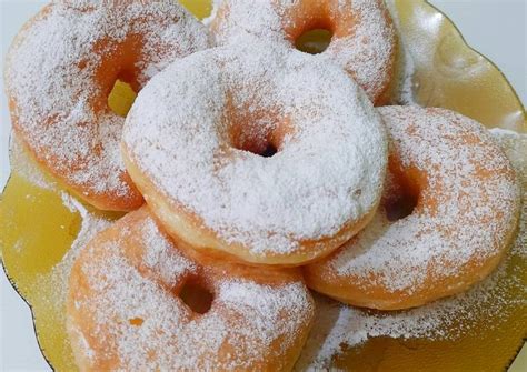langkah mudah  membuat donat kentang lembut  enak banget