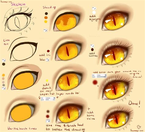 Step by Step - Cat EYE TUTORIAL by Saviroosje on DeviantArt | Eye ...