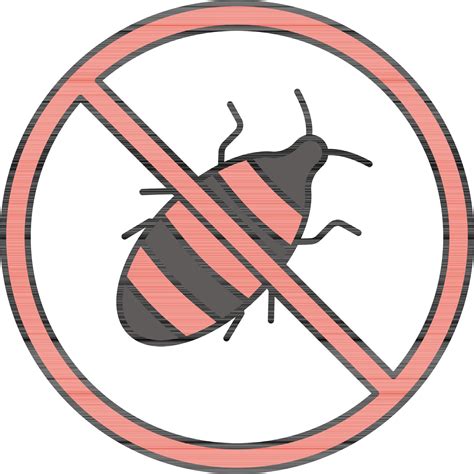 Stop Cockroach Icon in Gray and Orange Color. 24465340 Vector Art at