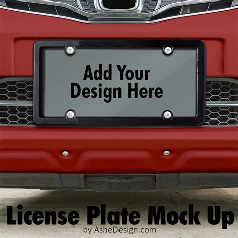 Ashe Design | License Plate Mockup – AsheDesign