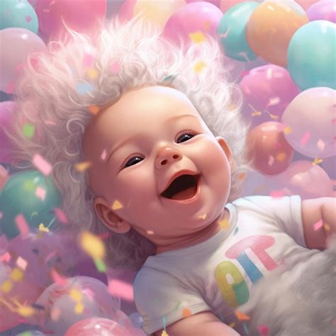 Premium AI Image | baby character
