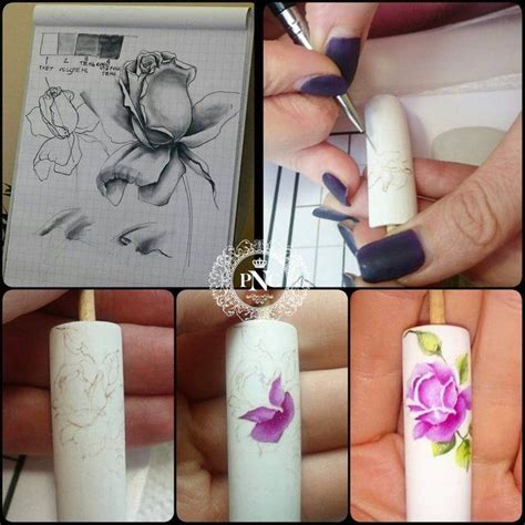Дизайн ногтей тут! ♥Фото ♥Видео ♥Уроки маникюра | Flower nails, Flower ...