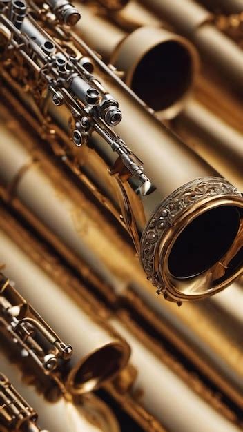 Premium AI Image | Photo oboe texture background wallpaper 3d