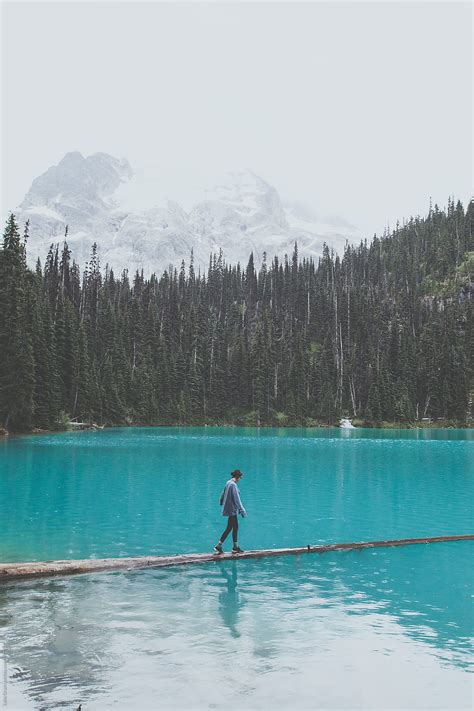 "Emma At Joffre Lakes" by Stocksy Contributor "Luke Gram" - Stocksy