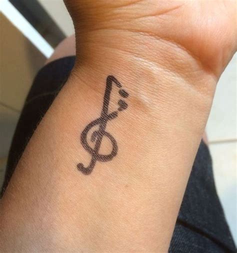50 Treble Clef Tattoos | Treble clef tattoo, Tattoos, Unique tattoos
