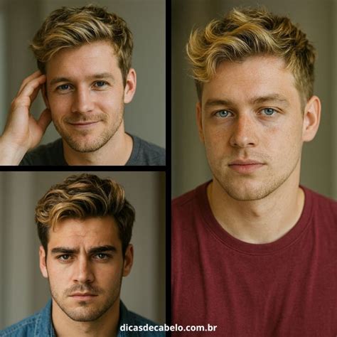 Luzes No Cabelo Masculino Baixo - 53 Luzes no Cabelo masculino: Inspirações perfeitas para você – Dicas ...