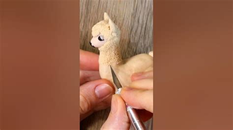 Пушистая шерсть из полимерной глины #полимернаяглина #лепка # ...