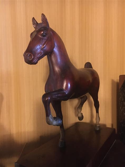 Three Spectacular Peter Giba Horse Sculptures Along With Three P Giba ...