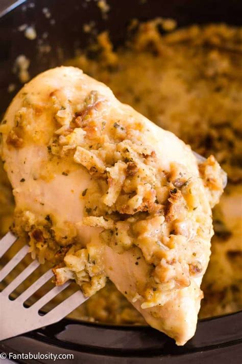 Crockpot Chicken and Stuffing - Fantabulosity