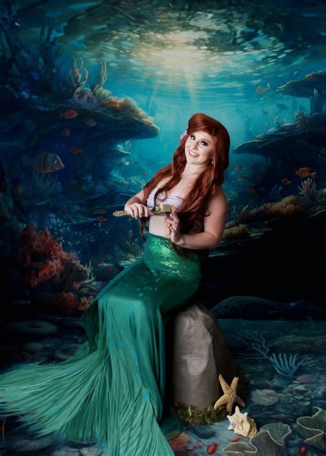 Kate Rich Underwater World Backdrop+Ocean Reef Floor for Photography