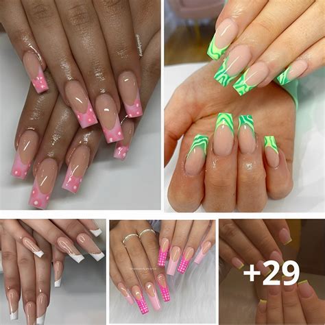 elegant french tip nail designs
