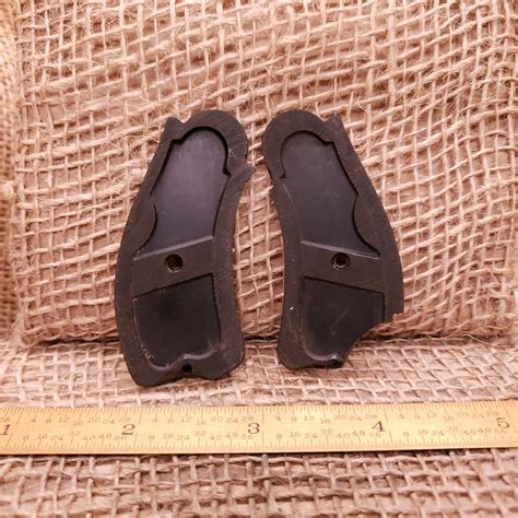 Damaged Iver Johnson Top-Break Spur Trigger Grips | Old Arms of Idaho, LLC