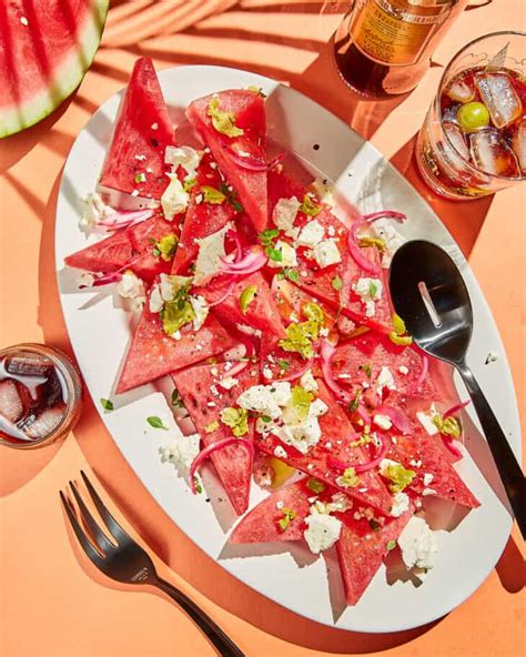 watermelon salad  feta recipe