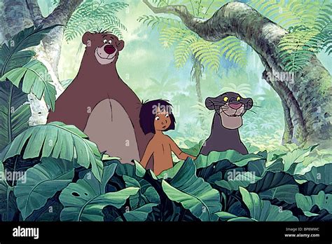 Baloo Mowgli Bagheera Jungle Book Banque d'image et photos - Alamy