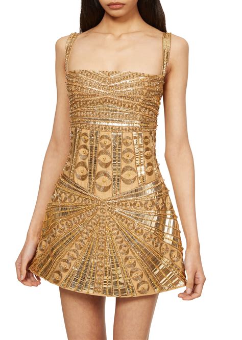 Phoenix Dress - Gold – Annie's Ibiza