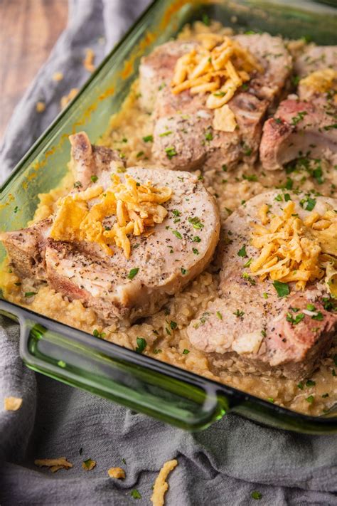 Baked Pork Chops and Rice (Country-Style!) - Comfortable Food