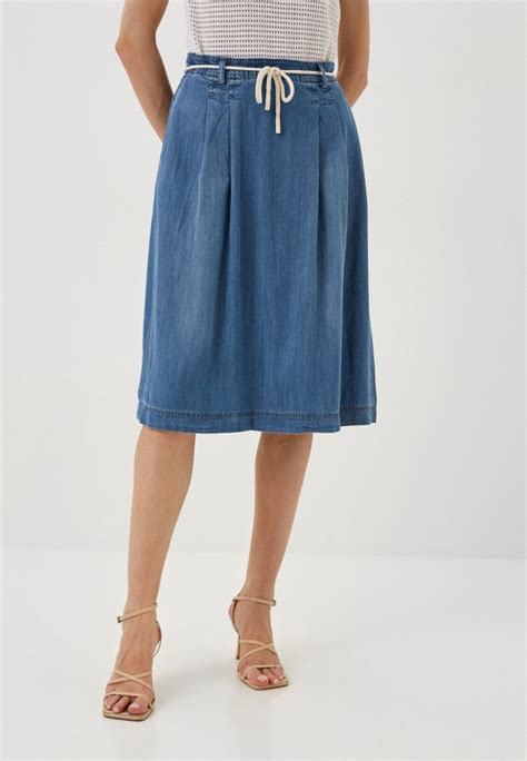 Юбка Gerry Weber, цвет: голубой, MP002XW0X3XZ — купить в интернет ...