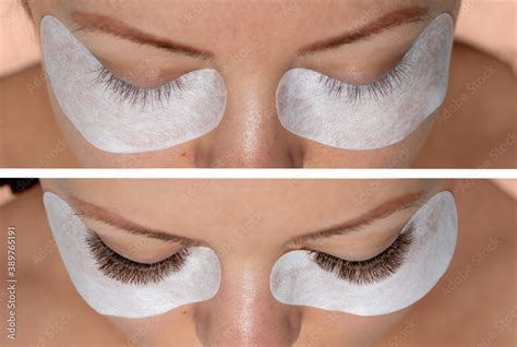 Eyelash Extension before and after Stock Photo | Adobe Stock