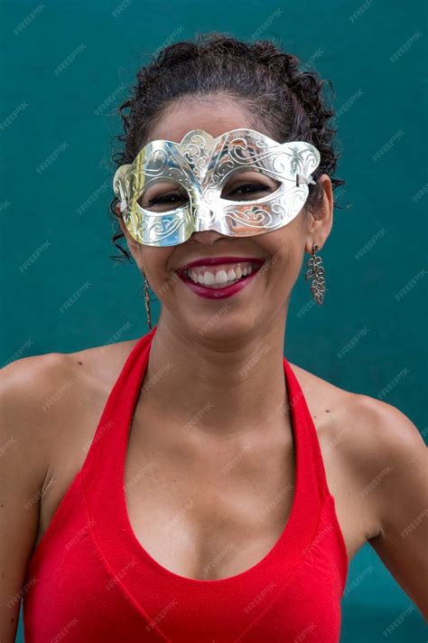 Premium Photo | Portrait of a woman wearing Venice Carnival mask