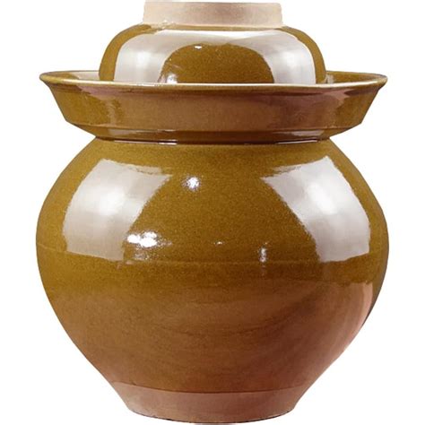 Traditional Chinese Ceramic Fermentation Crock Jar Pickling Jar with