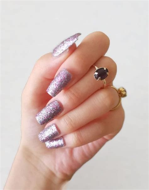 Purple Glitter Polish. Vegan. 10 free. Cruelty free. SHIMMERING ...