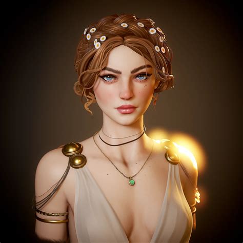 HELEN OF TROY - Marmoset Toolbag - FlippedNormals