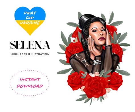 Selena Quintanilla in Roses Sublimation Designs for Selena - Etsy Canada