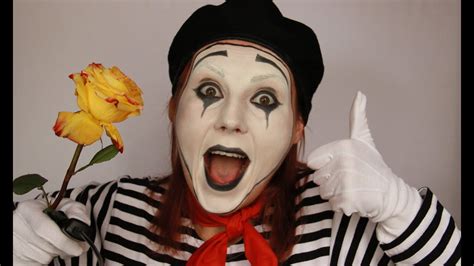 МИМ /FUNNY MIME MAKEUP - YouTube
