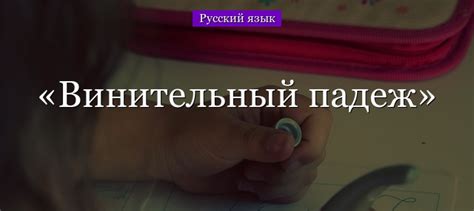 Винительный падеж: отвечает на вопросы, примеры среднего рода и ...