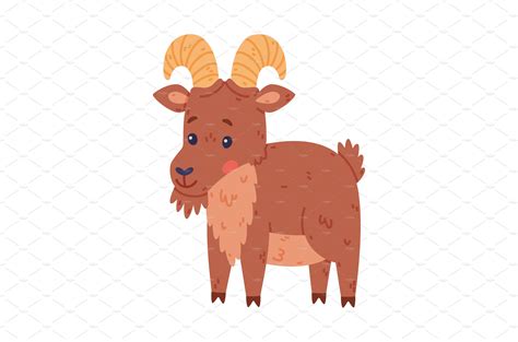 Standing Urial Character as Wild | Vector Graphics ~ Creative Market