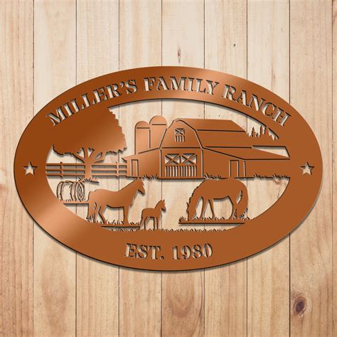 Custom Ranch Metal Sign by Craftmysgin – Craft My Sign