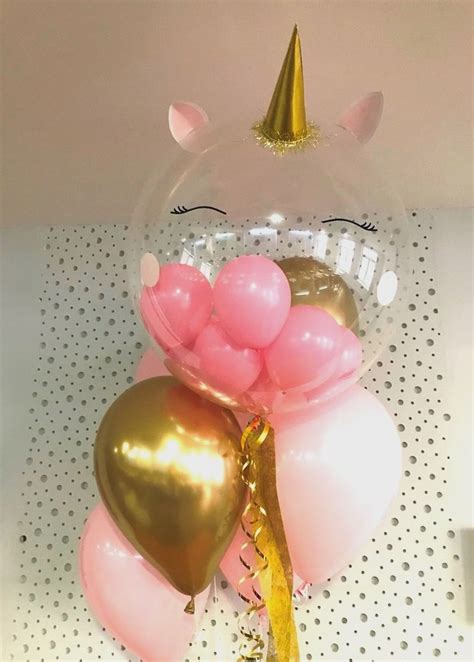Ramillete de globos con unicornio | Globos, Globos de cumpleaños ...