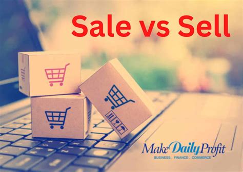 sale  sell definition meaning differences  examples