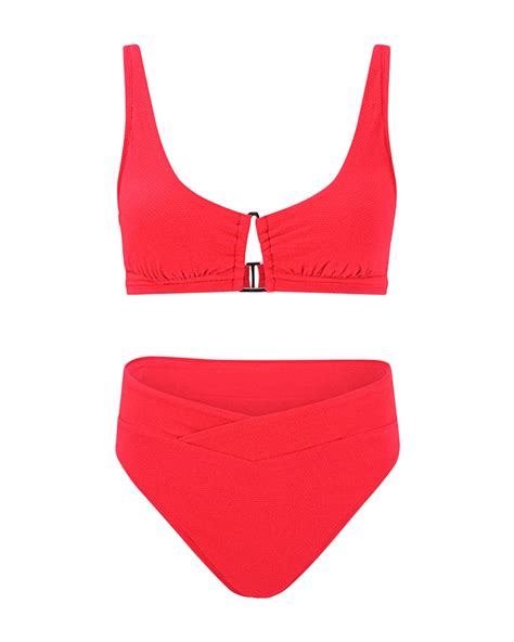 Coraline Dark Red Two Piece | Adore Me