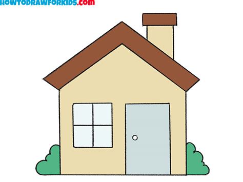 How to Draw a House - Easy Drawing Tutorial For Kids