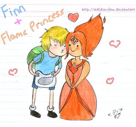 Finn and his Flame Princess by adidsevfan on DeviantArt