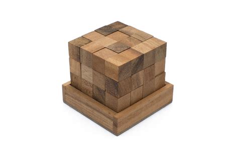 Wooden Puzzle Cube | Cube Puzzle | 3D Cube Game – SiamMandalay