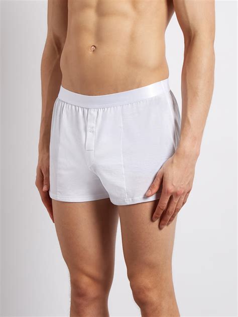 CDLP Cotton-jersey Boxer Shorts in White for Men - Lyst