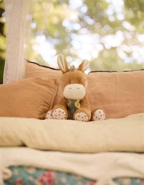 Mini Musical Cuddly Nattou Leo The Donkey 23Cm – ZIPPY
