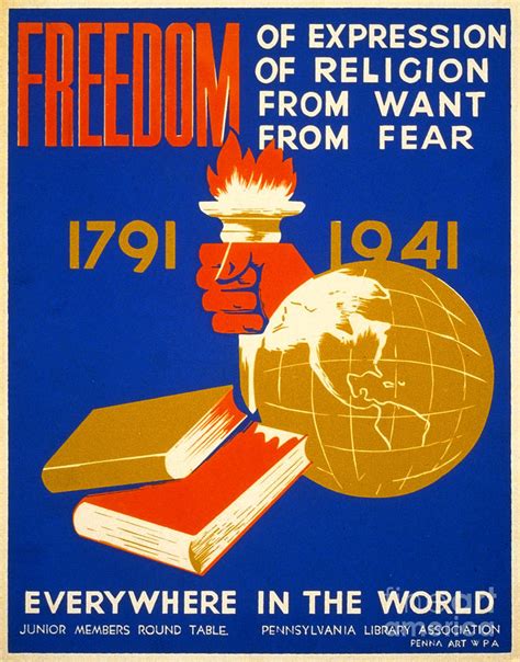 Four Freedoms, 1941 Painting by Granger - Fine Art America